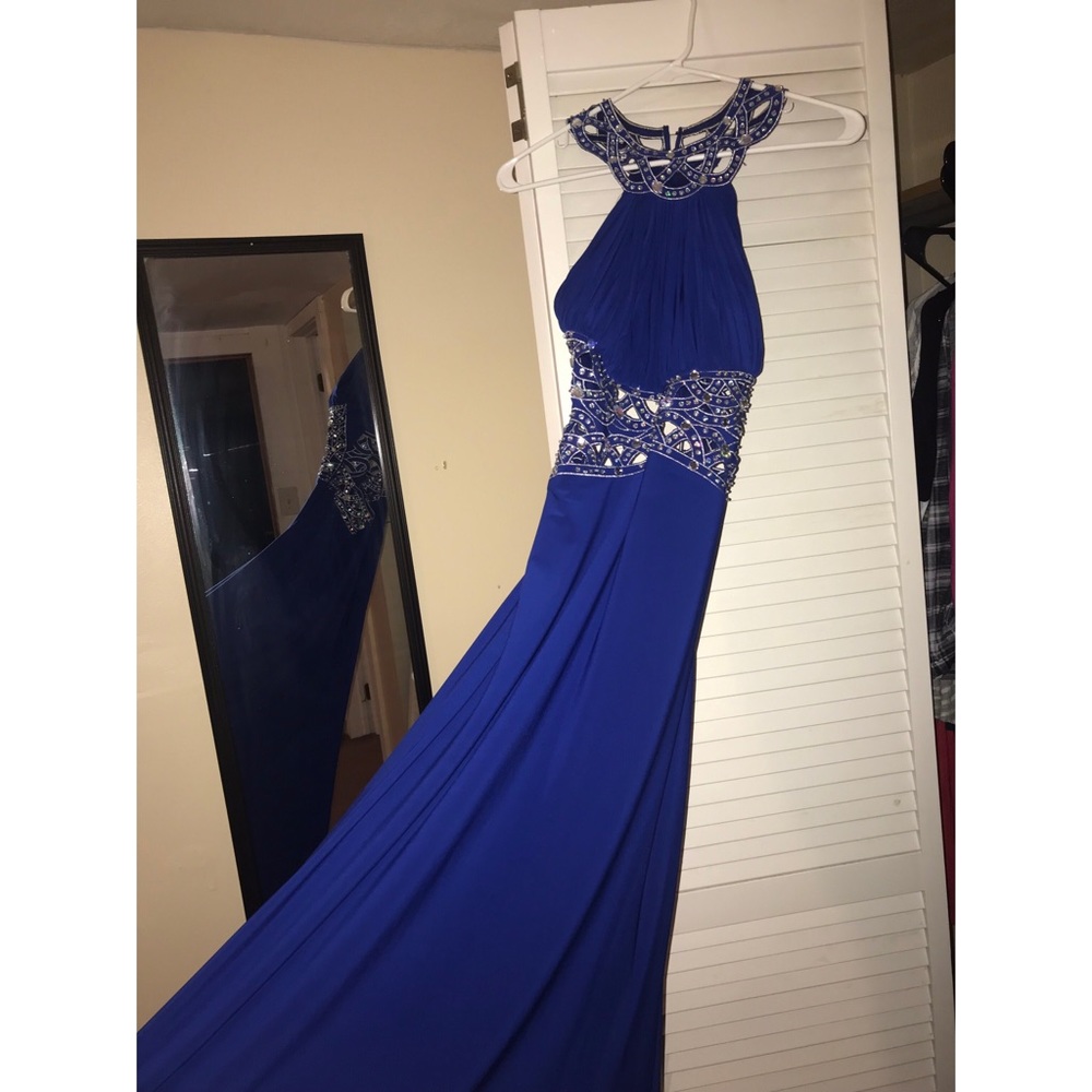 Royal blue dress